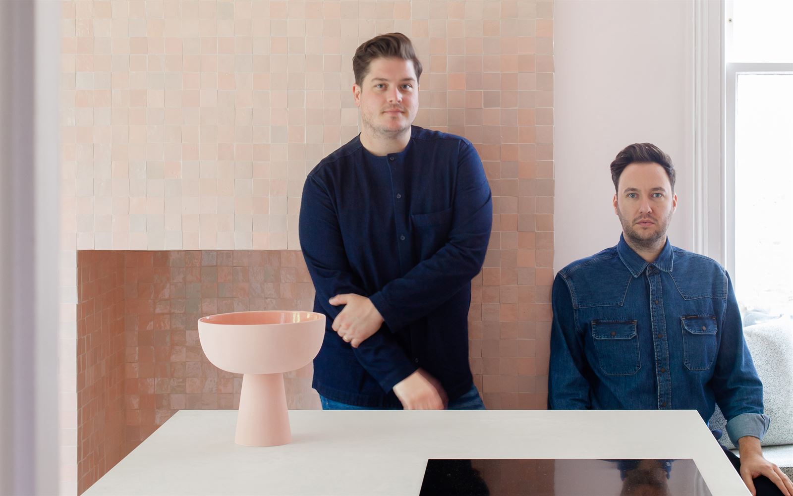 2lg 2 lovely gays newmor wallcoverings collaboration